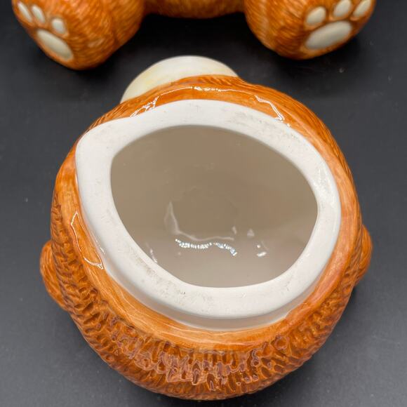 Pfaltzgraff Christmas Teddy Bear Cookie Jar - Picture 6 of 14